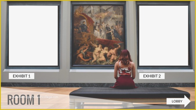 Free Virtual Room Templates for Artists Of Virtual Museum Template Using Google Slides Presentation