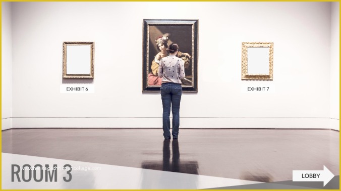 Free Virtual Room Templates for Artists Of Virtual Museum Template Using Google Slides Presentation