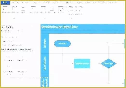 Free Visio Flowchart Templates Of Cross Functional Flowchart the Easiest Way to Draw Block