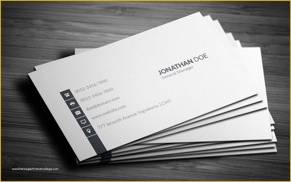 Free Visiting Card Templates Of 300 Best Free Business Card Psd and Vector Templates