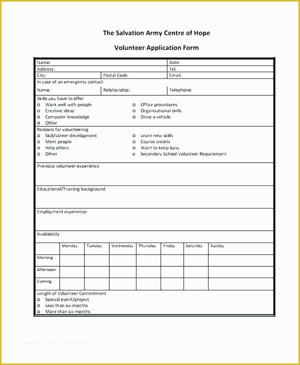 Free Volunteer Database Template Of Free Volunteer Database Template