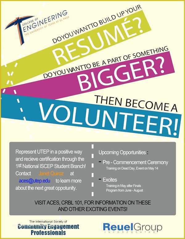 Free Volunteer Recruitment Flyer Template Of Volunteers – association for Puting Machinery
