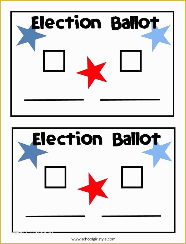 Free Voting form Template Of 6 Printable Voting Ballot Template Yyatt