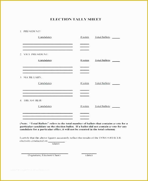 Free Voting form Template Of Ballot Template Excel – Munitycasts