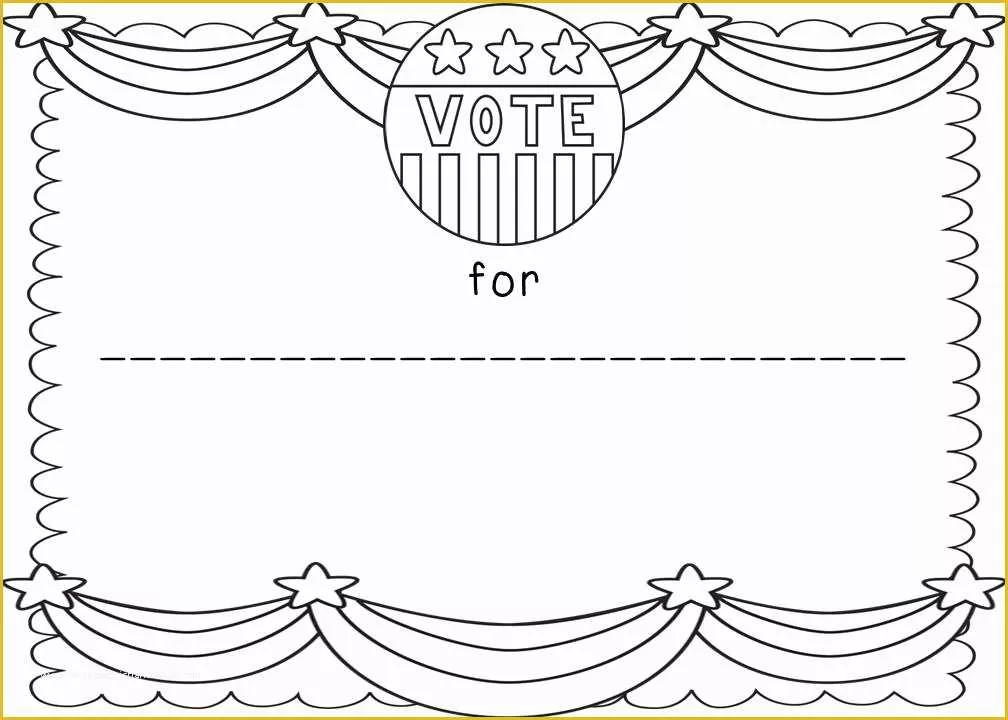 Free Voting form Template Of Voting Ballots for Students Template