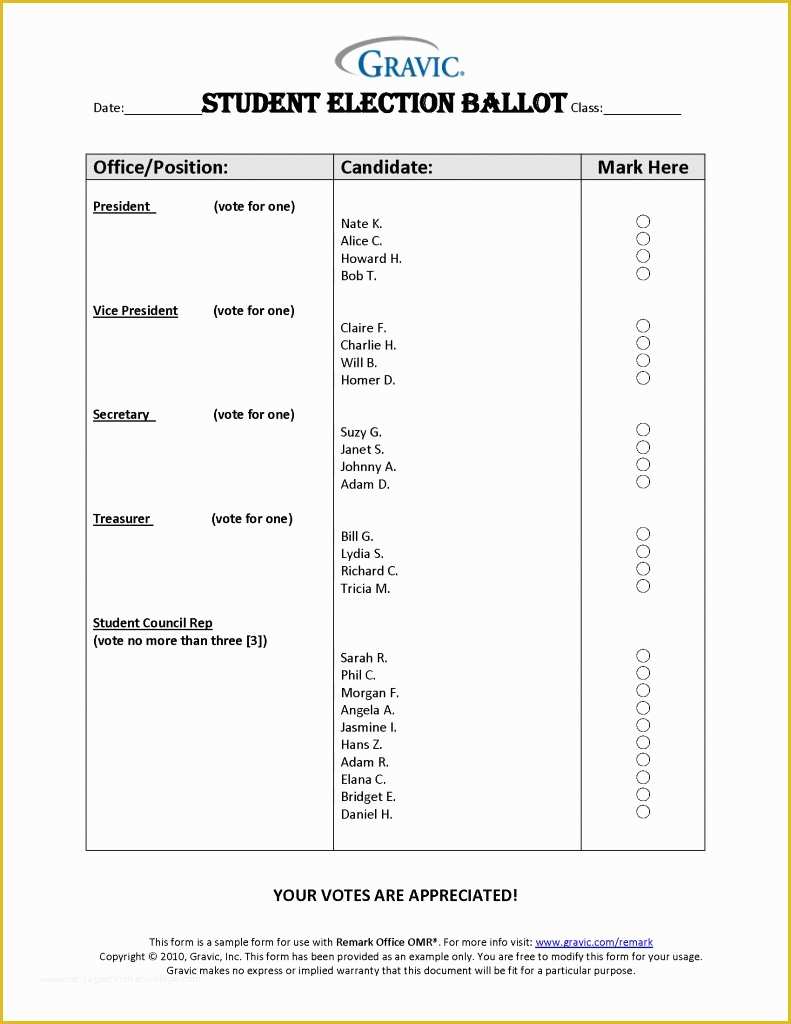 Free Voting form Template Of Voting form Template – Versatolelive