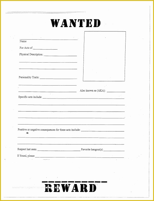 Free Wanted Poster Template Of 18 Free Wanted Poster Templates Fbi and Old West Free