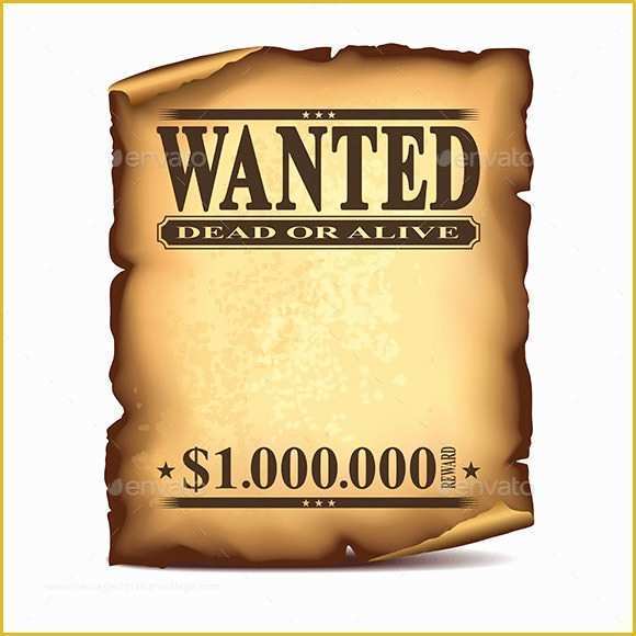 Free Wanted Poster Template Of 20 Free Wanted Poster Templates to Download