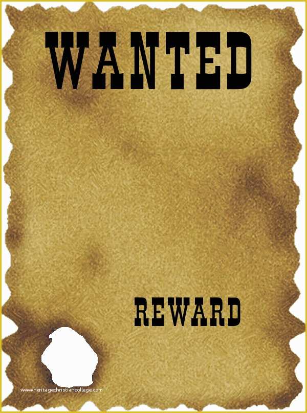 Free Wanted Poster Template Of 301 Moved Permanently