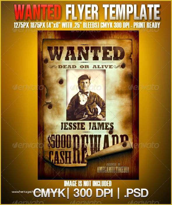 39 Free Wanted Poster Template