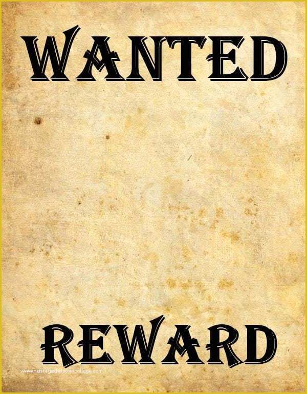 Free Wanted Poster Template Of 9 Wanted Poster Templates Word Excel Pdf formats