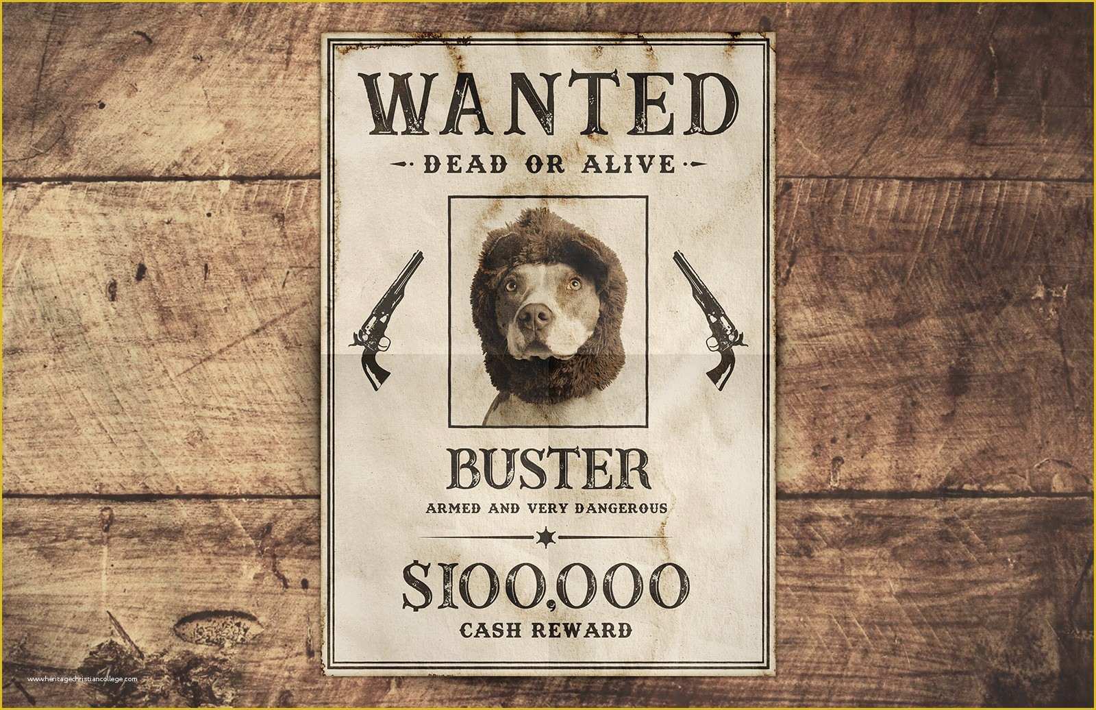 Free Wanted Poster Template Of Free Wanted Sign Poster Template — Medialoot