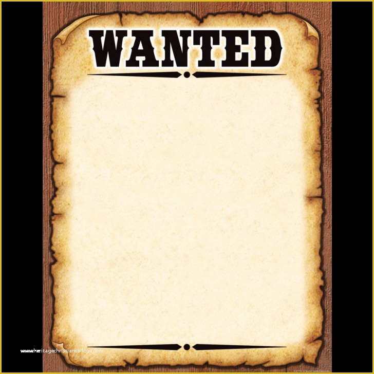 Free Wanted Poster Template Of Template Wanted Poster Template