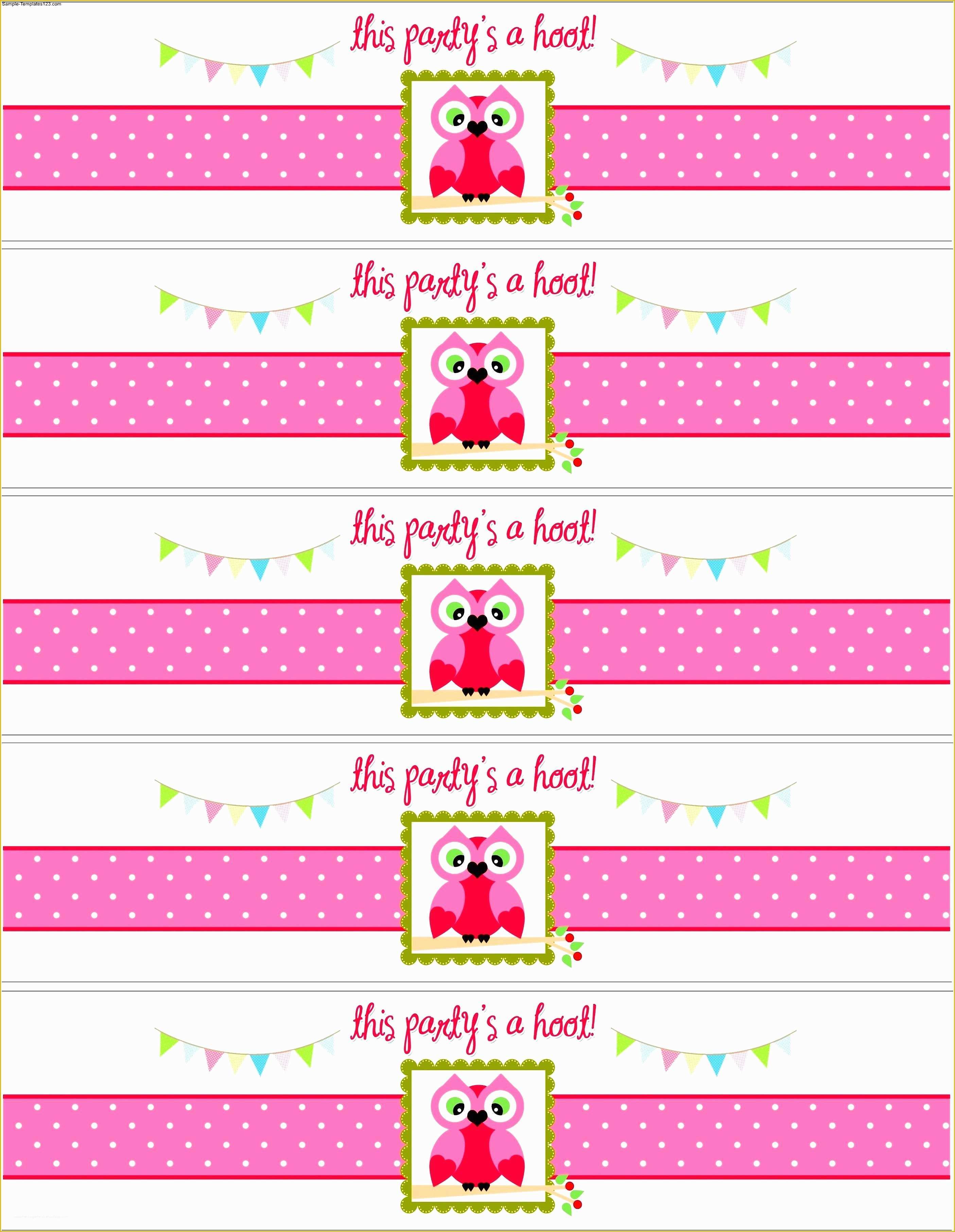 Free Water Bottle Template Printable Of Address Label Templates Free Example Mughals