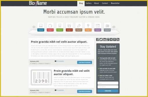 Free Web Blog Template Of Free Blog Templates Blog Website Templates