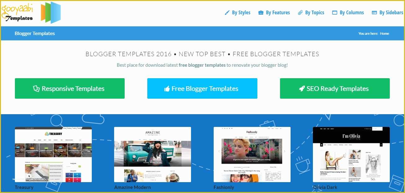 Free Web Blog Template Of Free Blogger Templates Download top 20 Websites