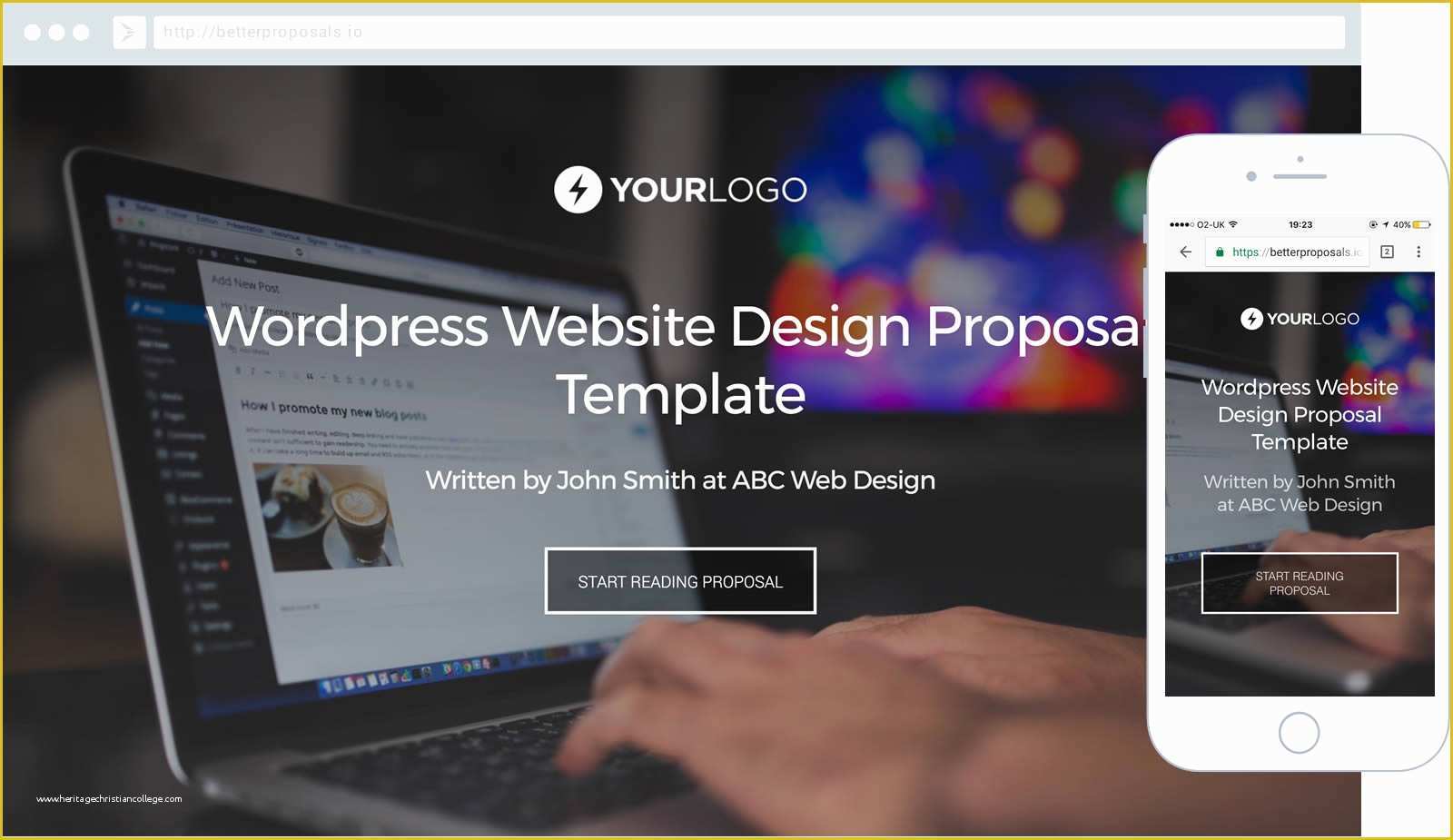 Free Web Design Proposal Template Of Free Wordpress Website Design Proposal Template Better