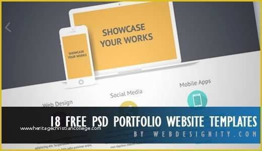 Free Web Developer Portfolio Template Of 18 Free Psd Portfolio Website Templates