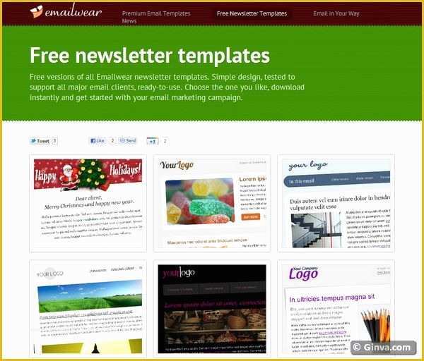 Free Web Newsletter Templates Of 25 Best Ideas About Free HTML Email Templates On