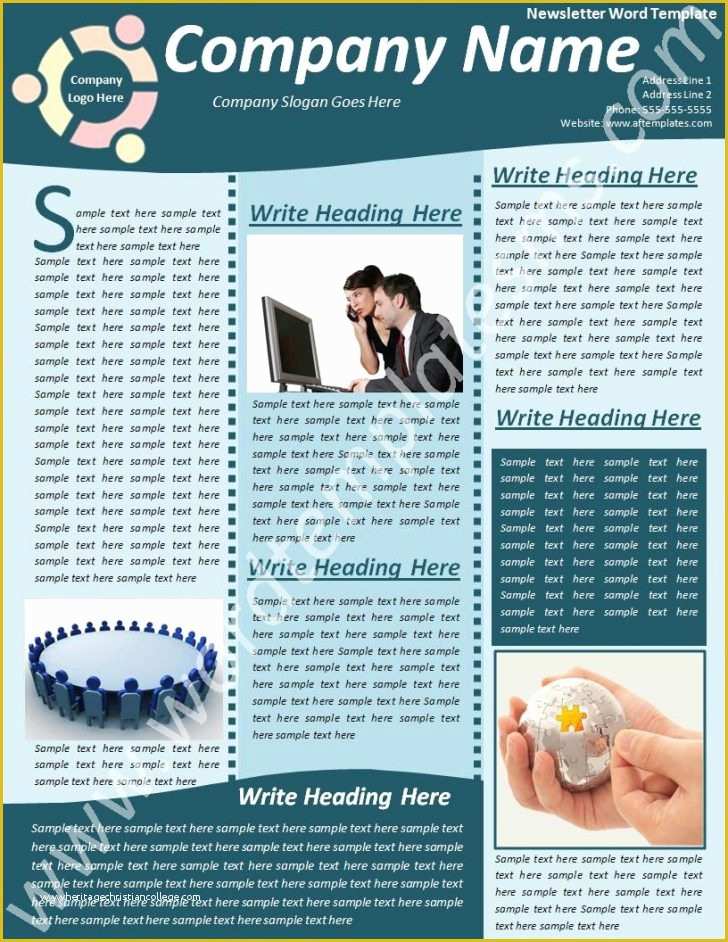 Free Web Newsletter Templates Of Free Newsletter Template Word Picture – Free Newsletter