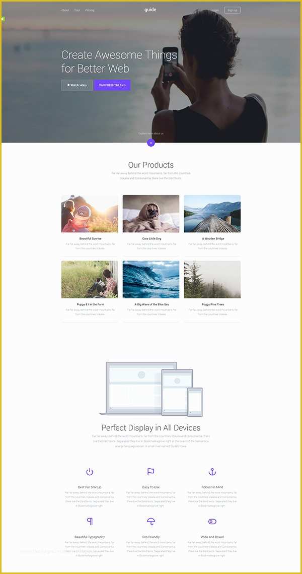 Free Web Page Templates HTML5 Of 10 Free HTML5 Css3 Website Templates