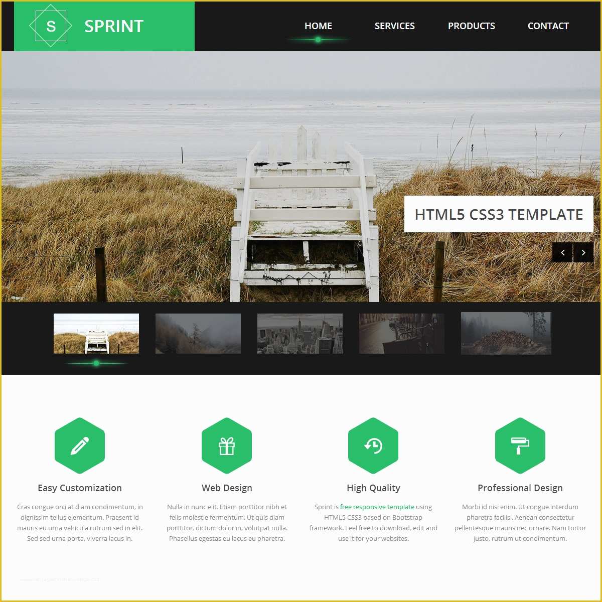 Free Web Page Templates HTML5 Of 30 Latest Free Responsive HTML5 Css3 Site Templates