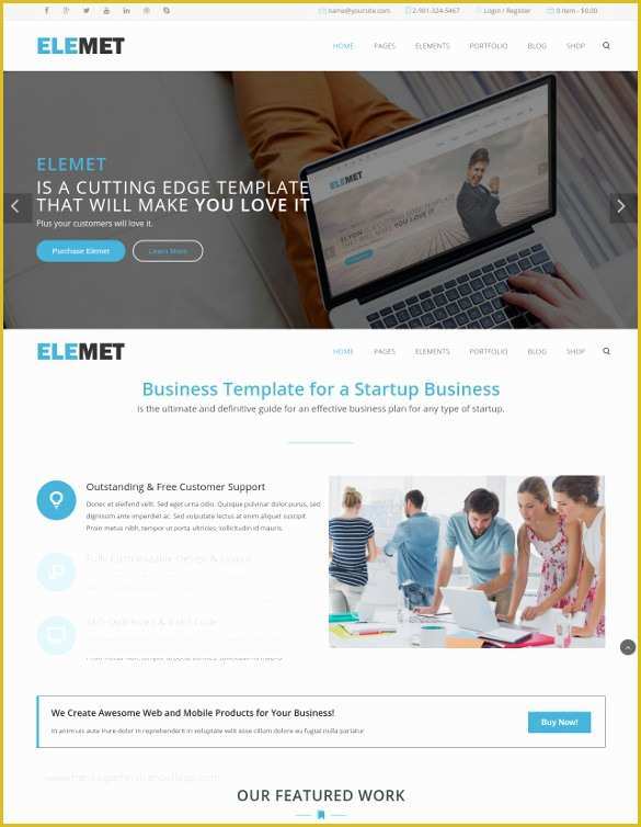 Free Web Page Templates HTML5 Of 31 HTML5 Website themes & Templates