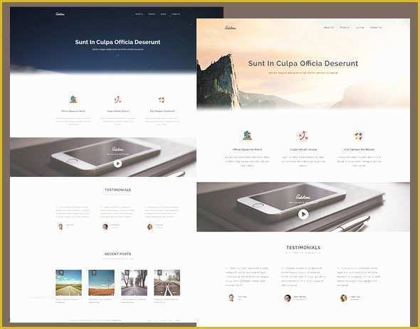 Free Web Page Templates HTML5 Of 60 Free Responsive HTML5 Css3 Website Templates