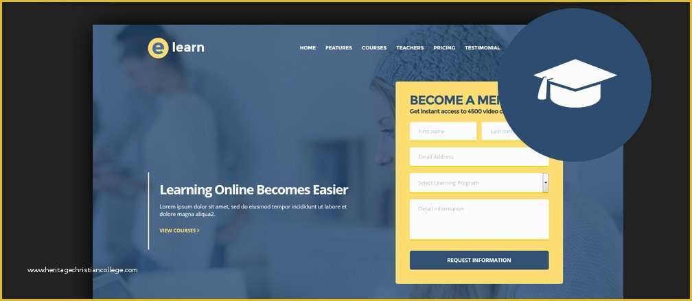 Free Web Templates 2017 Of 50 Best HTML Education Website Templates 2017