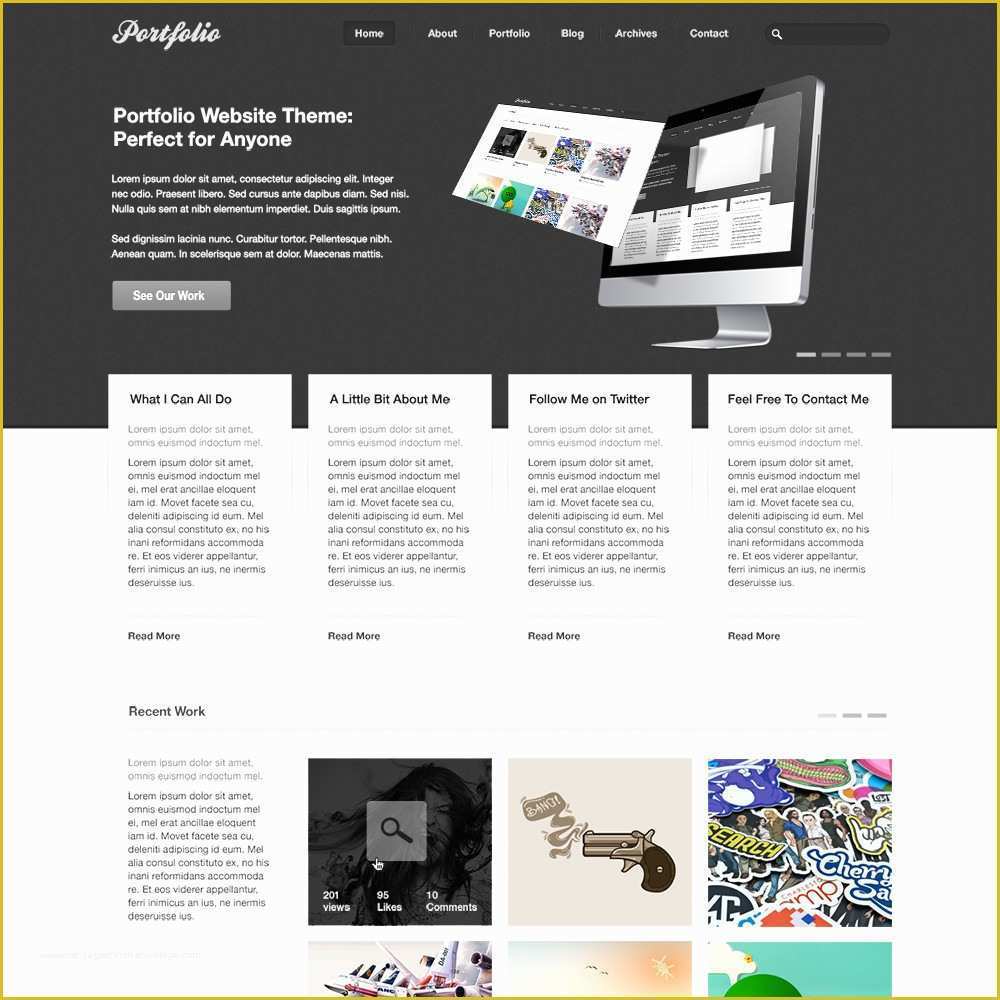 Free Web Templates 2017 Of Free Psd Portfolio and Resume Website Templates In 2017