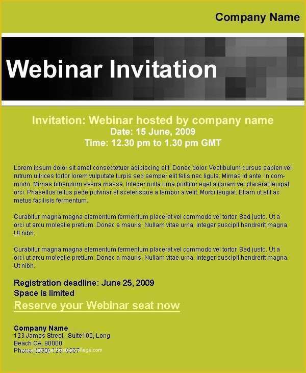Free Webinar Invitation Template Of 45 Free Email HTML & HTML5 themes & Templates