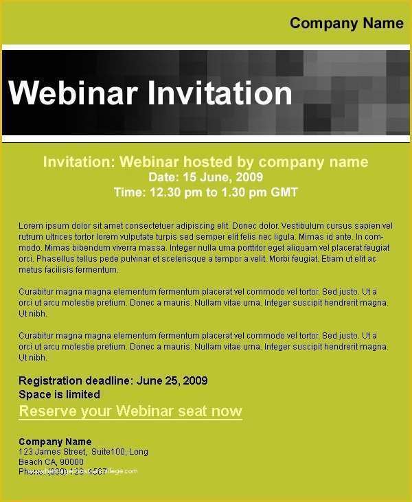Free Webinar Invitation Template Of 45 Free Email HTML & HTML5 themes & Templates