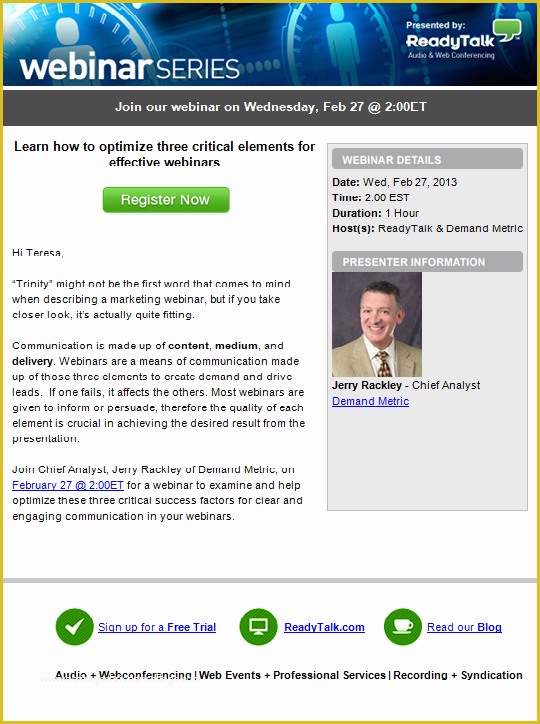 Free Webinar Invitation Template Of attract the Right Webinar Au Nce with A Pelling