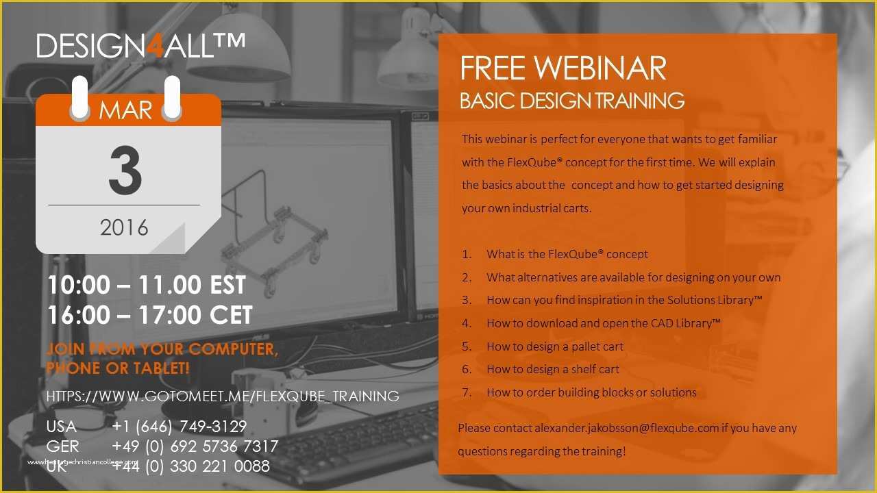 Free Webinar Invitation Template Of Free Webinar Basic Design Training