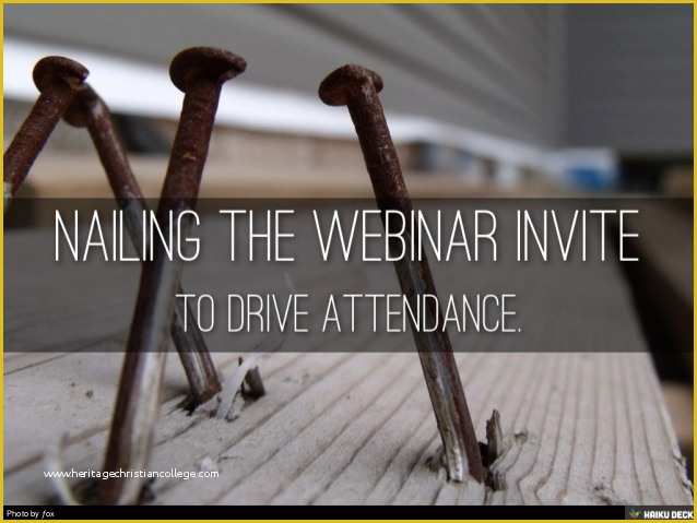 Free Webinar Invitation Template Of Nailing the Webinar Invite to Drive attendance