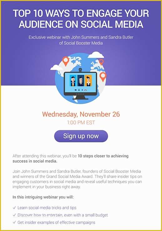 Free Webinar Invitation Template Of Webinar Invite Pages by Getresponse