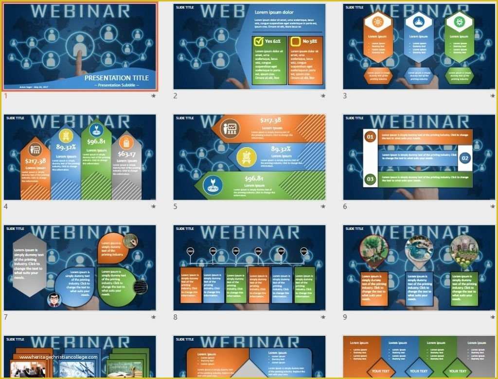 Free Webinar Templates Of Free Webinar Powerpoint