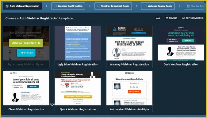 Free Webinar Templates Of Funnels Review Plete with Screenshots and Video