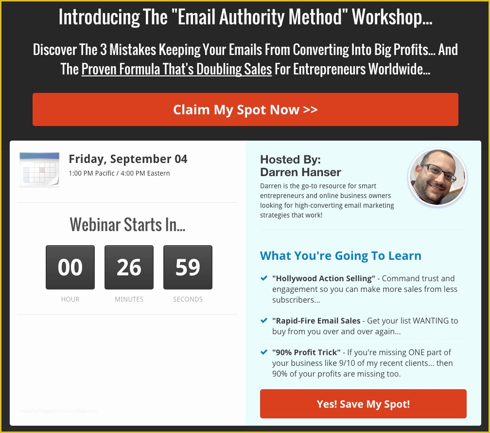 Free Webinar Templates Of How to Create A Profitable Webinar Hook and where to Use