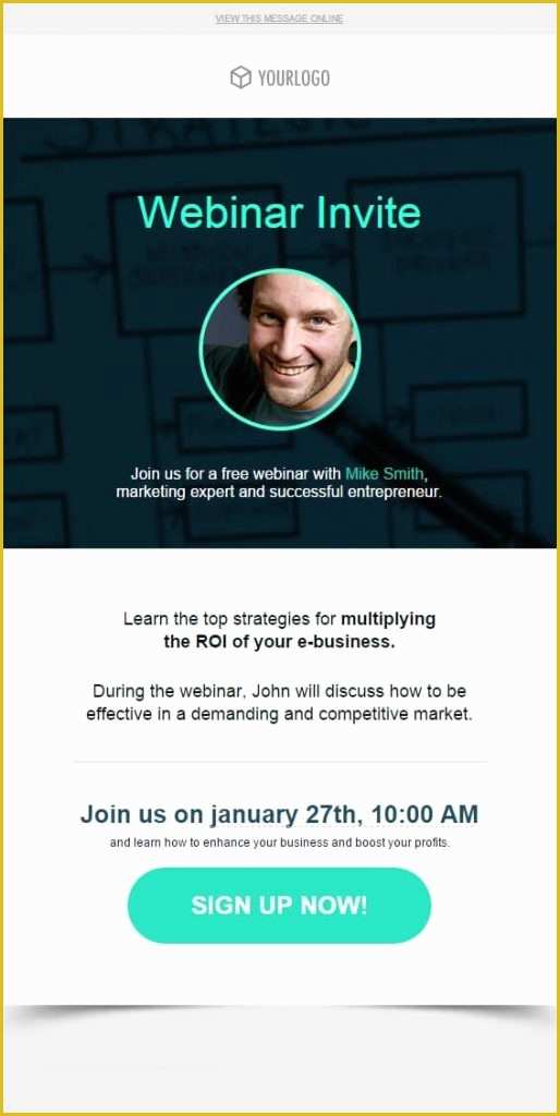 Free Webinar Templates Of top 10 Free Responsive Email Templates that Look Stunning