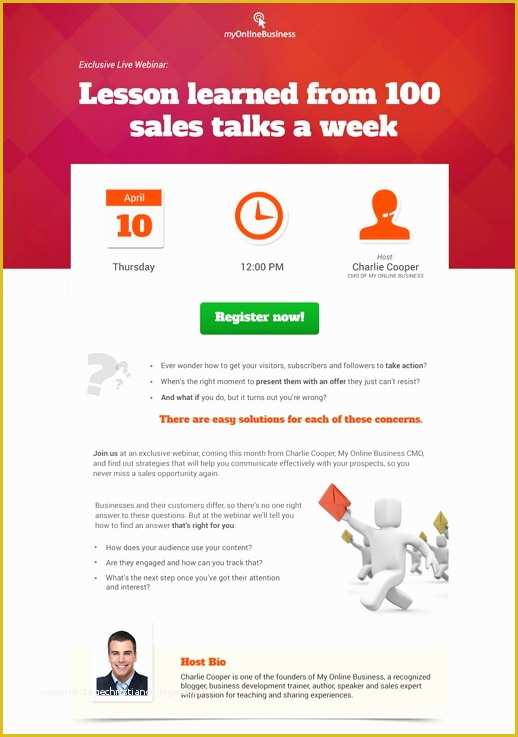 Free Webinar Templates Of Webinar Invite Pages by Getresponse