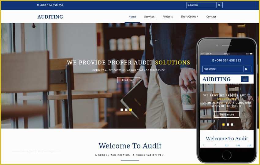 Free Website Audit Template Of Free Responsive Mobile Website Templates Designs