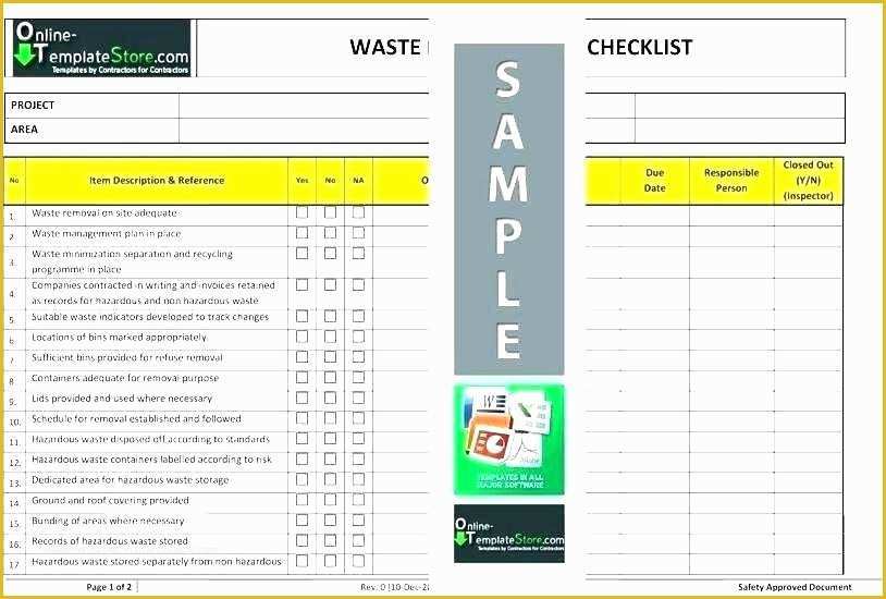 Free Website Audit Template Of to Site Inspection Report Sample Construction Checklist