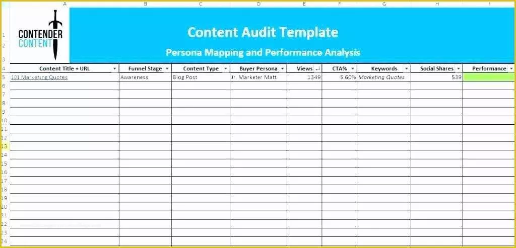 Free Website Audit Template Of Website Content Audit Template – Btcromaniafo