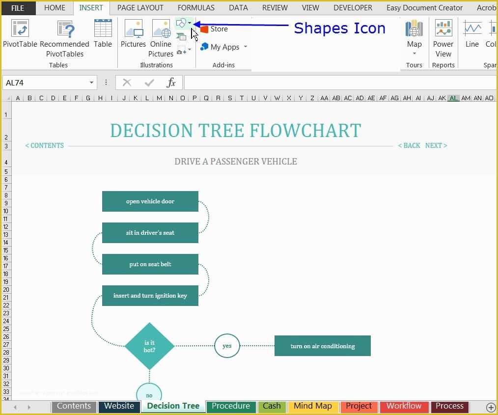 Free Website Flowchart Template Of How to Find and Use Excel S Free Flowchart Templates