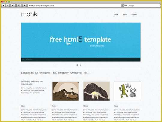 Free Website Template Editor Of 23 Free HTML5 Website Templates