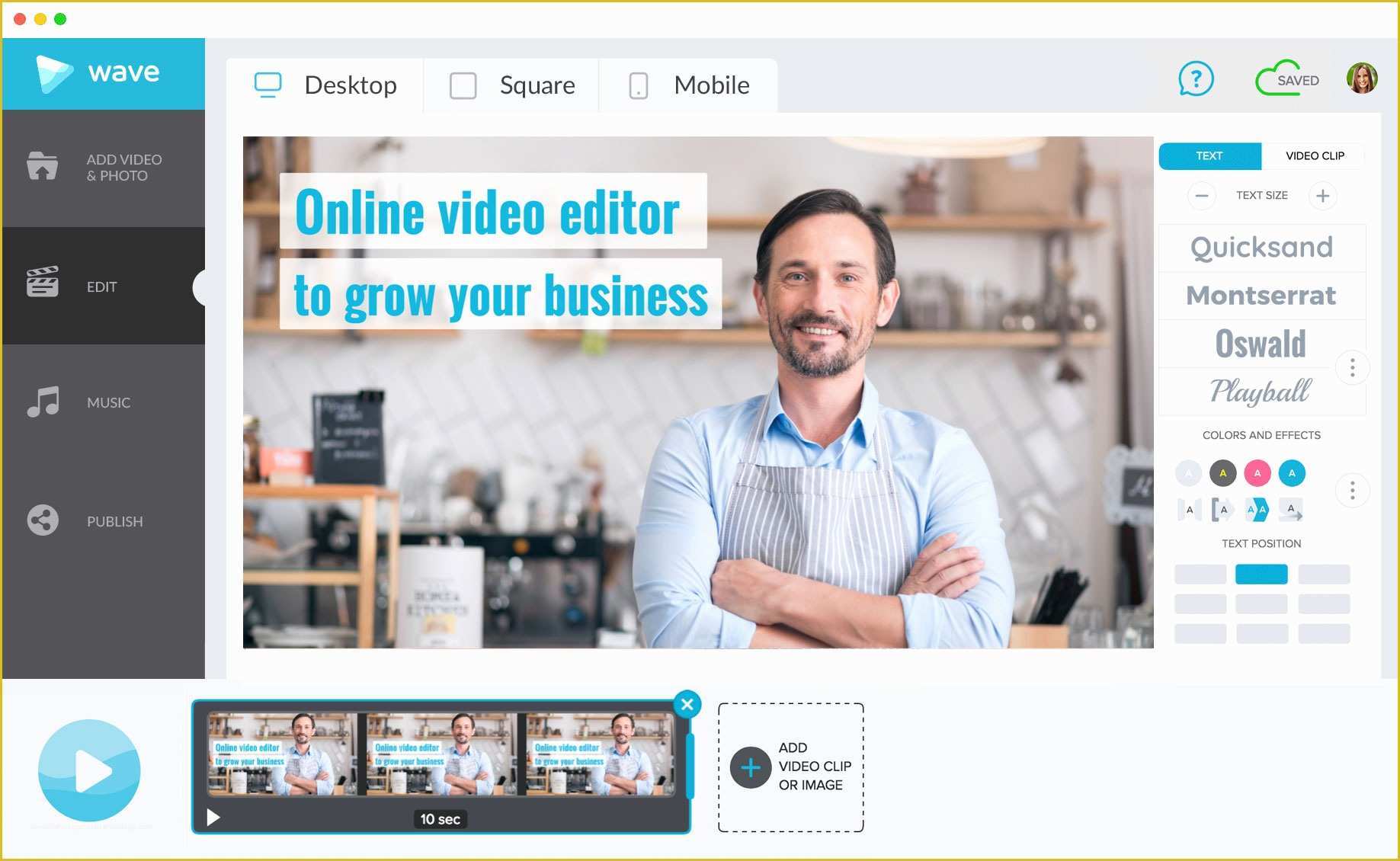 Free Website Template Editor Of Line Video Editor