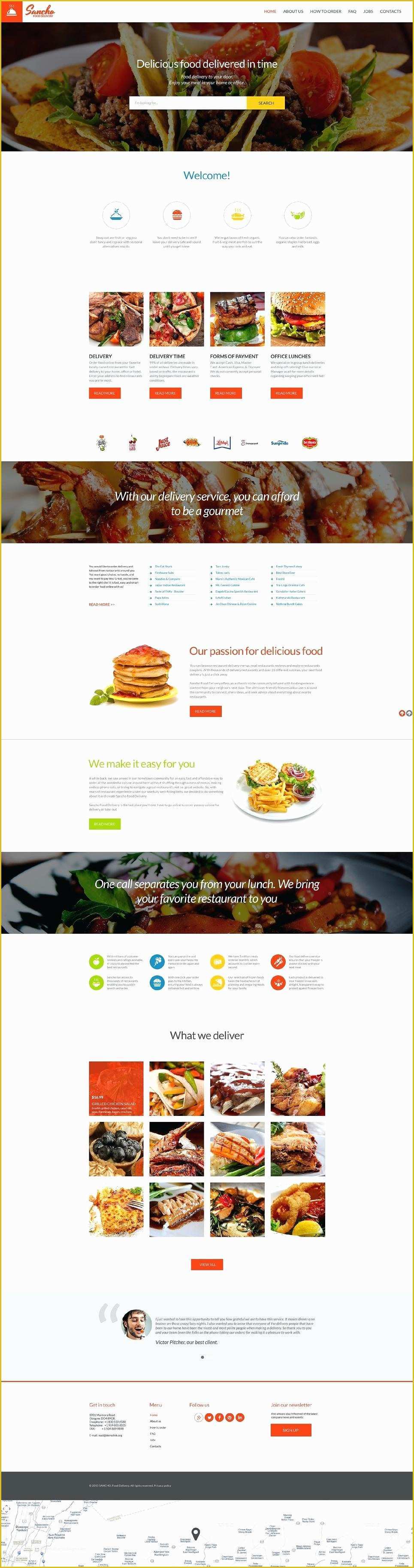 Free Website Template for Online Food ordering Of Blank Food Web Template Restaurant Website Templates Free