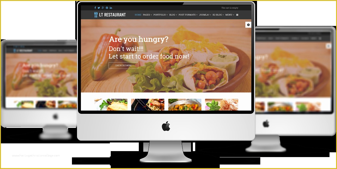 Free Website Template for Online Food ordering Of Lt Restaurant Free Food order Restaurant Joomla