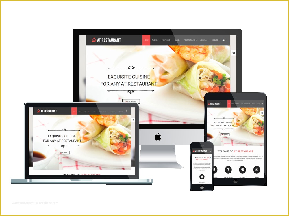 Free Website Template for Online Food ordering Of top Best Free Restaurant Website Templates for Joomla 2018